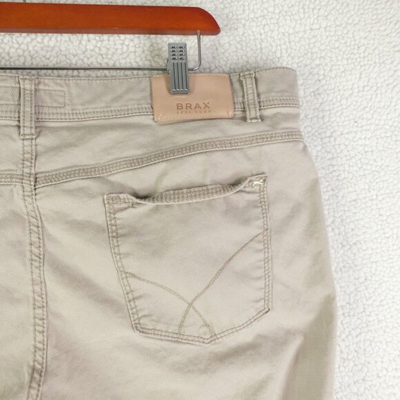 Brax Jeans Mens 38X30 Gray Cooper Fancy Regular Straight Leg Lightweight Stretch - Picture 5 of 12